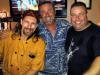 8 Bourbon St. owner/chef & musician with two of his frequent players, Randy Lee Ashcraft & Walt Farozic during Wed. Open Mic.